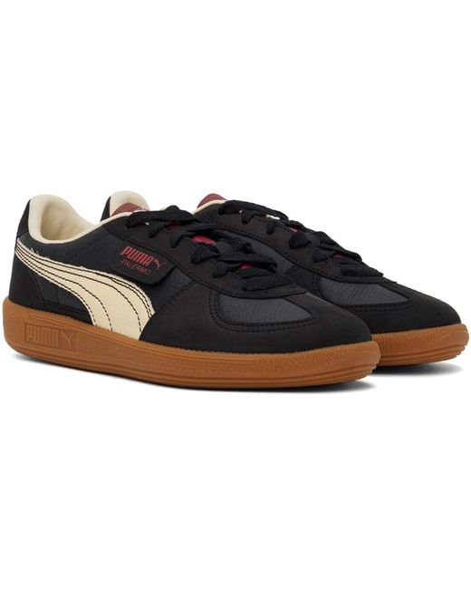 PUMA Black Palermo Players Lane Sneakers for men