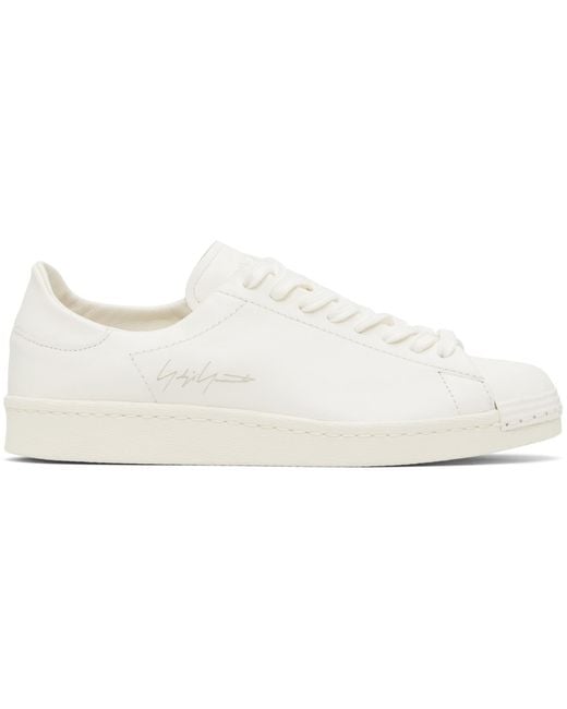 Y-3 White Superstar Sneakers for men