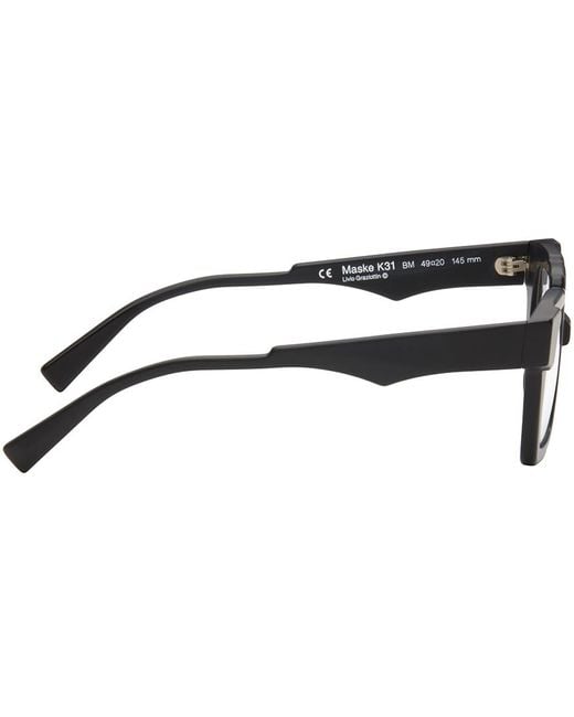 Kuboraum Black K31 Glasses for men