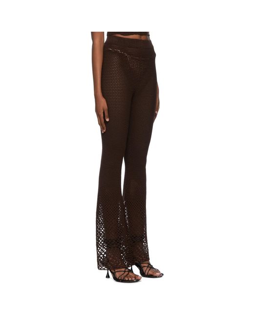 Isa Boulder Black Acrylic Lounge Pants