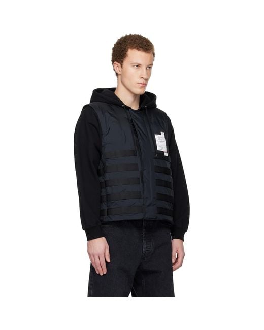 Neighborhood Black Nanga Edition Tactical Down Vest for men