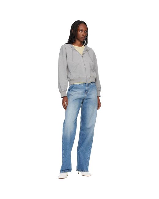 MM6 by Maison Margiela Black Unbrushed Cotton Sweatshirt