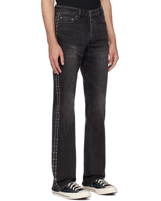 Ksubi Black Bronko Metalik Jeans for men