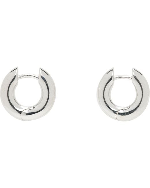 Sophie Buhai Black Medium Bagel Hoop Earrings