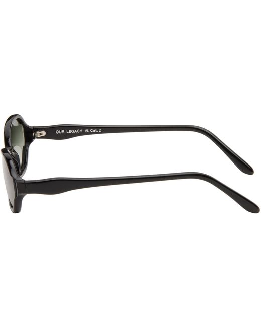 Our Legacy Black Drain Sunglasses