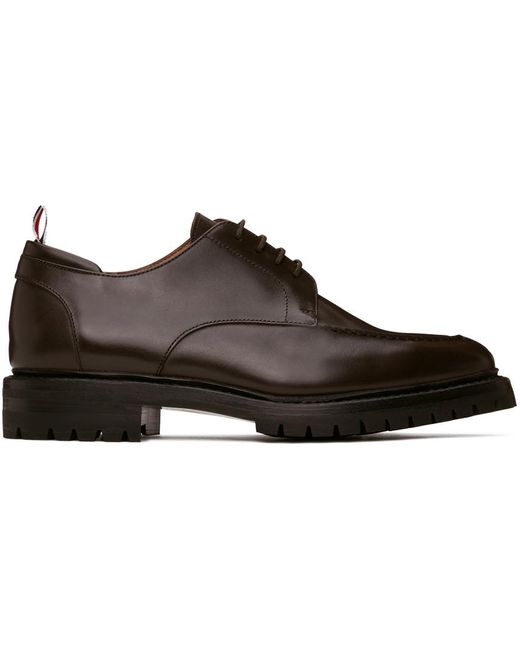 Thom e derbys bruns à semelle commando et à plateau de mocassin Thom Browne pour homme en coloris Black