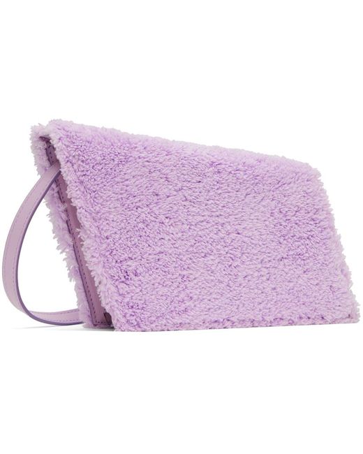 Acne Purple Micro Distortion Bag for men