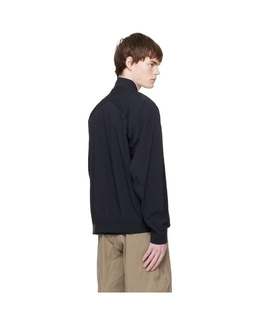 Veilance Blue Diode Bomber Jacket for men