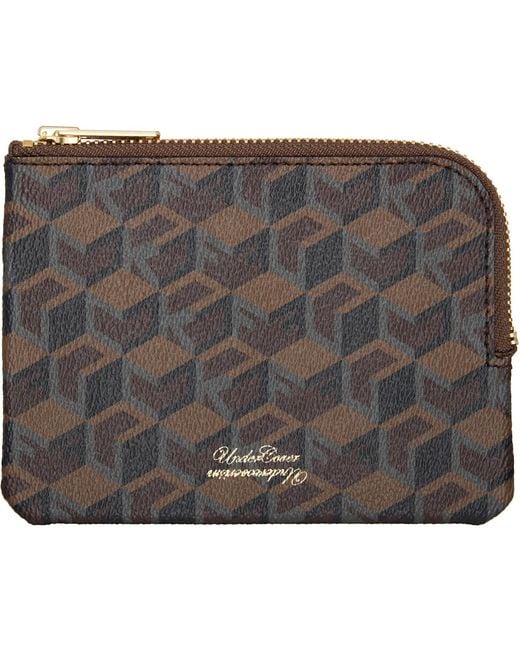Undercover Gray Ucu9P91-01 'Fuck' Pattern Pouch for men