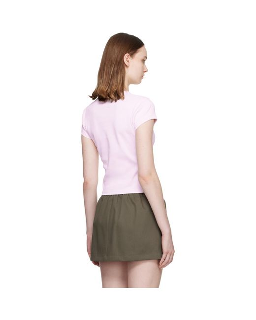 Alexander Wang Purple Hotfix Graphic Baby T-Shirt