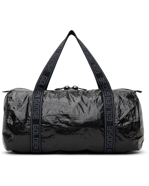 Golden Goose Deluxe Brand Black En Goose Star Duffle Bag for men