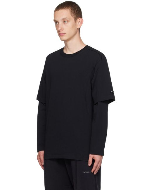 AFFXWRKS Black Dual Sleeve Long Sleeve T-shirt for men