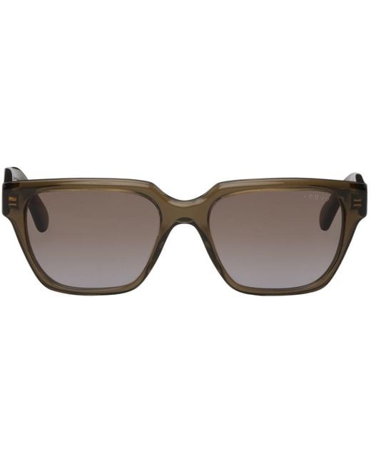 Vogue Eyewear Black Hailey Bieber Edition Square Sunglasses