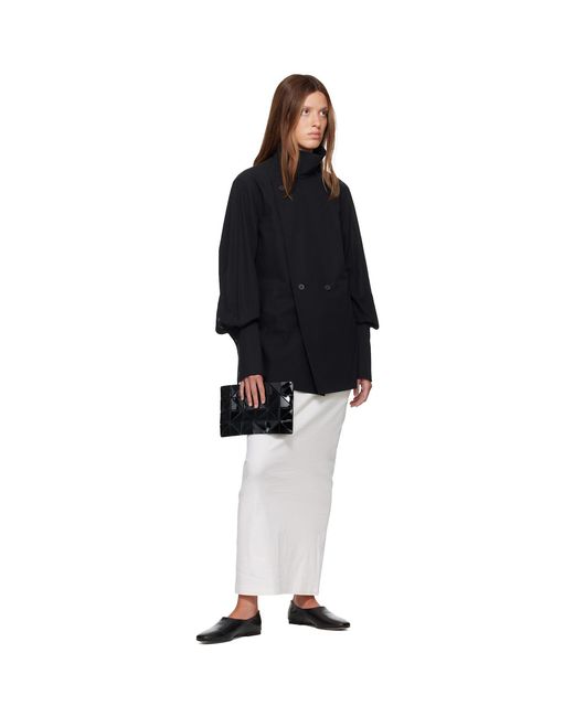 Issey Miyake Black Lucent Pouch