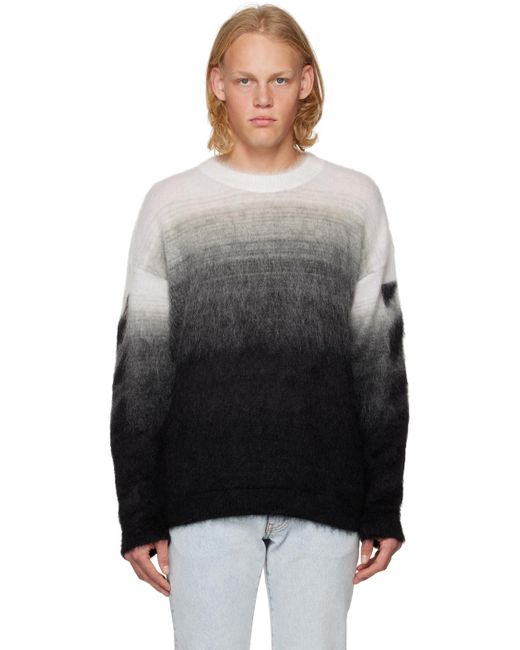 Off-White c/o Virgil Abloh Black Striped Sweater for men