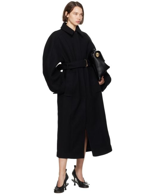 Jacquemus Black La Casa 'Le Manteau Bari' Coat