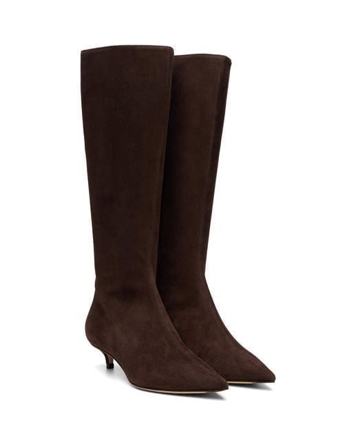 Jimmy Choo Brown Amis 35 Knee Boots