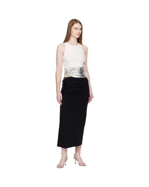 Rabanne Black Piercing Tank Top
