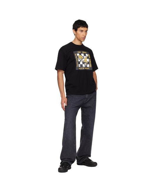 Neighborhood Black 'Tee Ss-10' T-Shirt for men