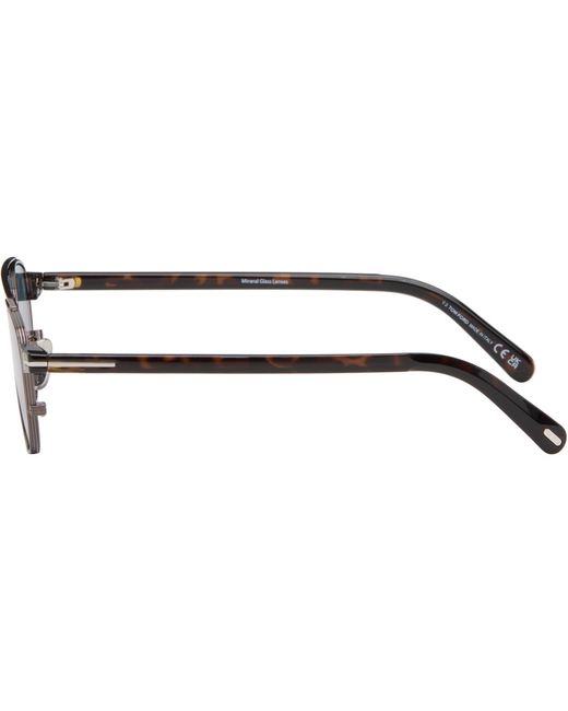 Tom Ford Blue Gunmetal Anthony Sunglasses for men