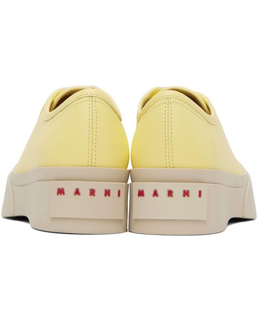 Marni Black Yellow Pablo Sneakers