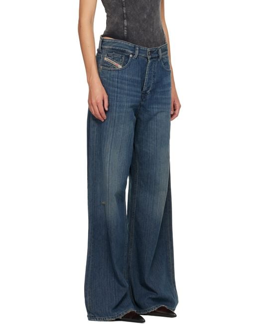 DIESEL ブルー 1996 D-Sire リラックス ジーンズ Blue