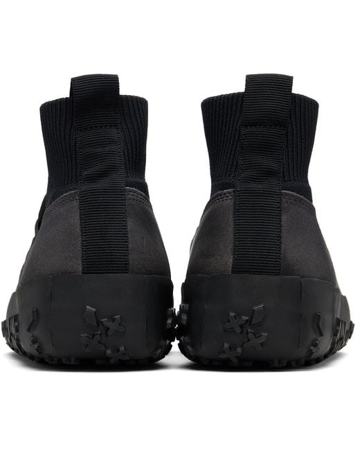 Lemaire Black Vibram Wrap On Sneakers for men