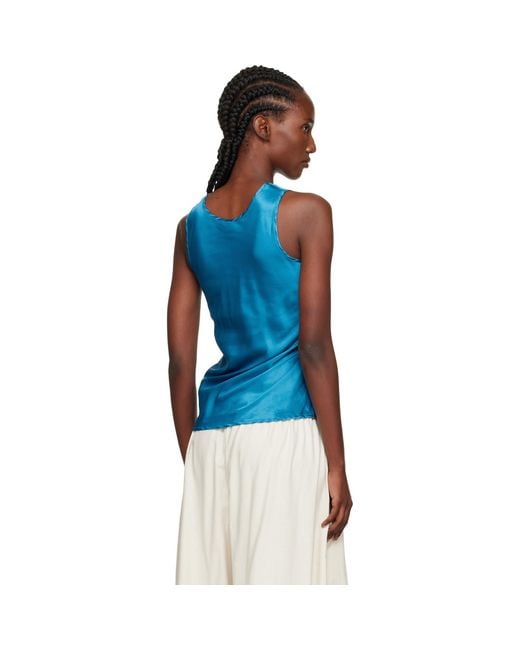 Baserange Blue Dydine Tank Top