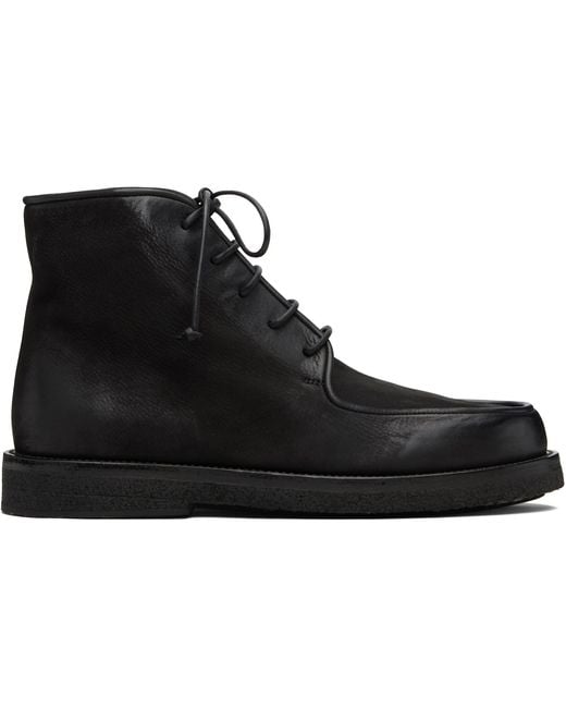 Marsèll Black Moccar Boots for men