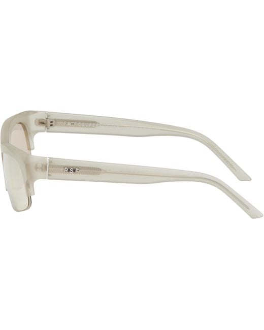 Retrosuperfuture Black Transparent Scatto Sunglasses for men