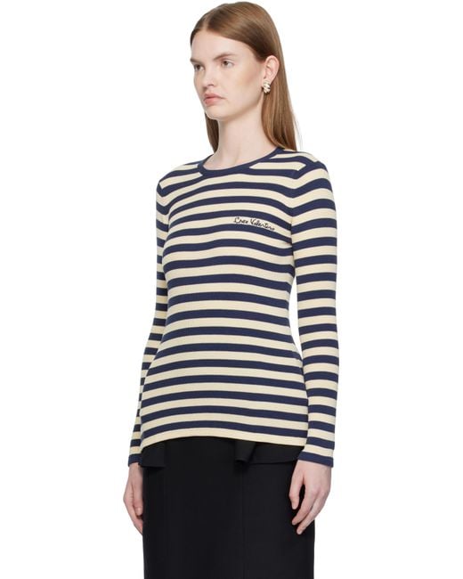 Valentino Black Cotton T-Shirt