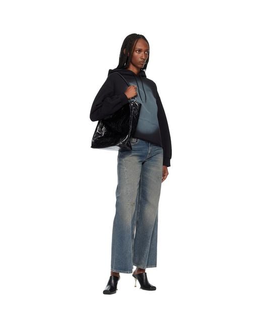 MM6 by Maison Margiela Black Numeric Tote
