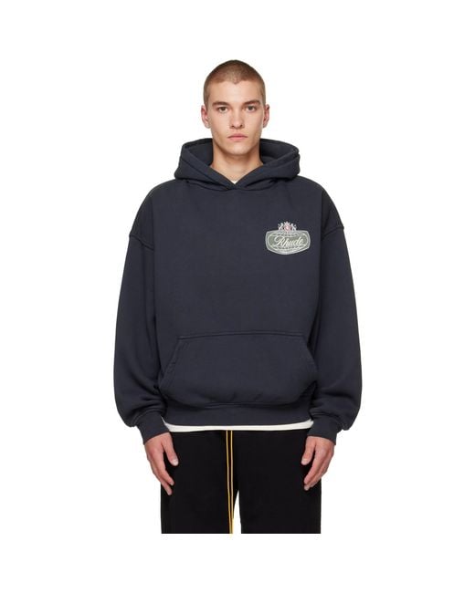 Rhude Blue Desert Racing' Hoodie for men