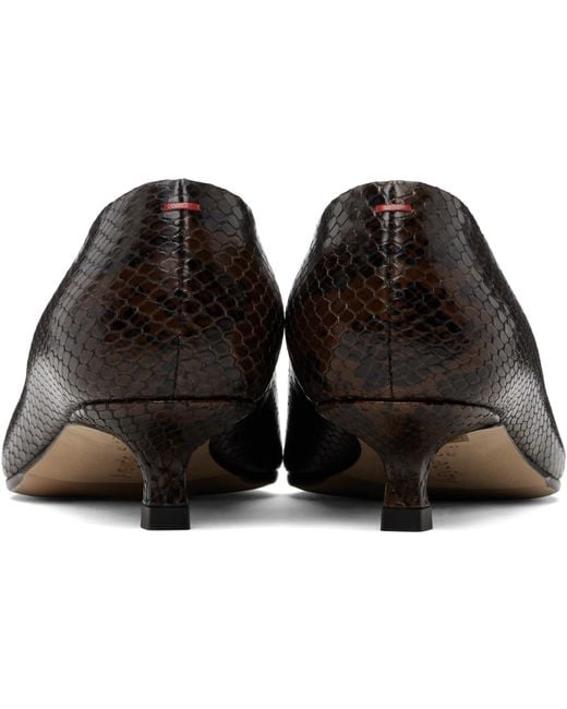 Aeyde Black Clara Pointed-Toe Heels