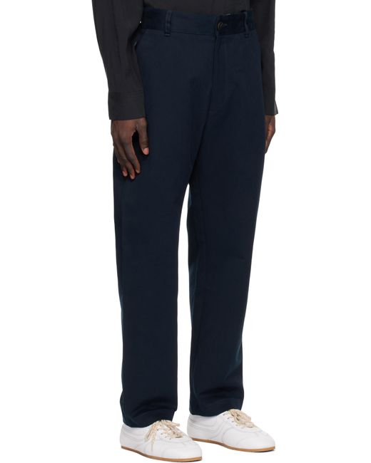 Studio Nicholson Blue Bill Trousers for men