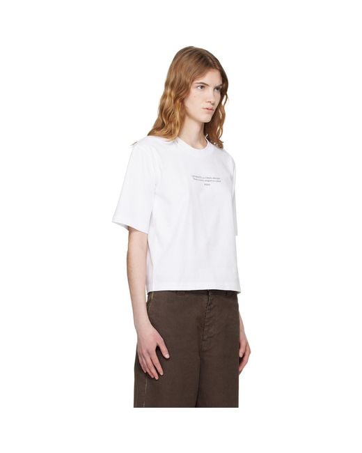 Off-White c/o Virgil Abloh White Statement Boxy T-Shirt