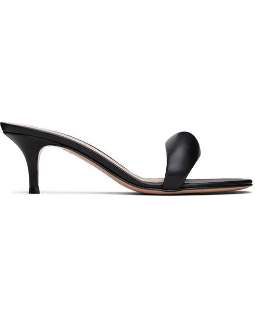 Gianvito Rossi Black Bijoux 55 Mules