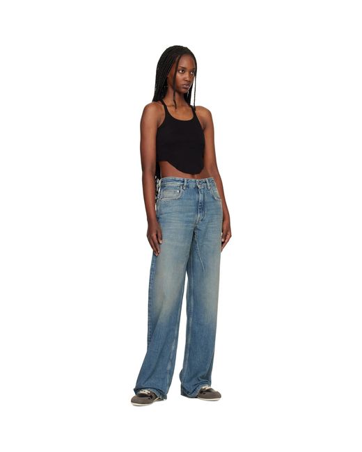 Rick Owens Blue Temple Geth Jeans