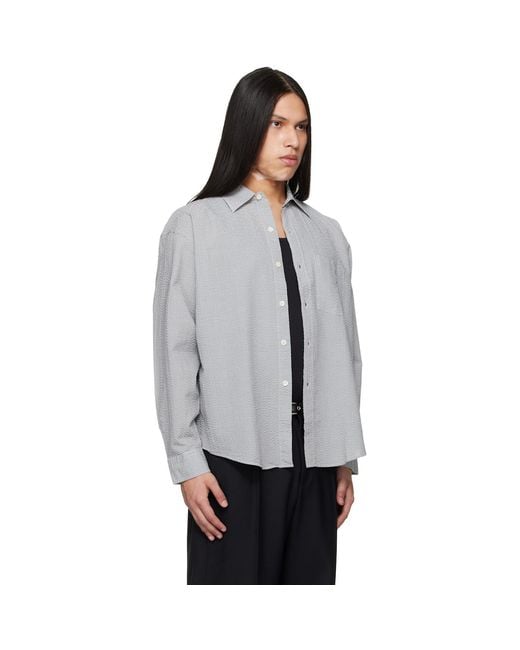 mfpen Gray Executive Shirt for men