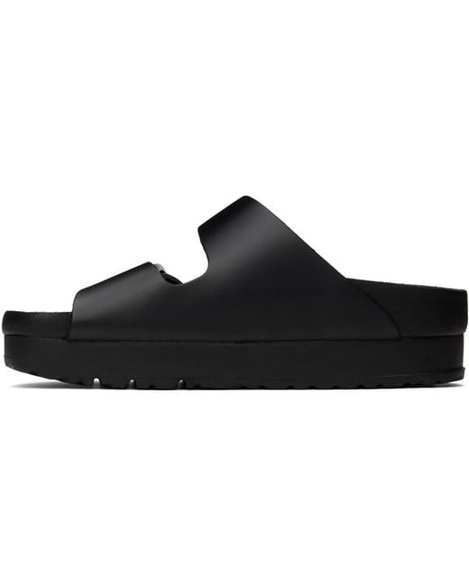 Birkenstock Black Papillio Edition Narrow Arizona Flex Platform Sandals