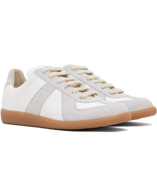 Maison Margiela White Replica Sneakers