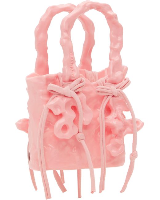OTTOLINGER ピンク Signature Ceramic ノット バッグ Pink
