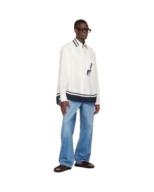 Jacquemus Black Off- 'The Camargue' Shirt for men