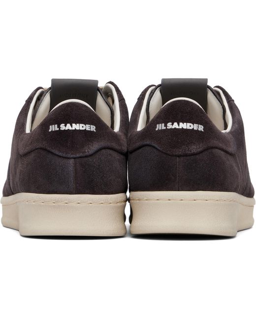 Jil Sander Black Calfskin Sneakers for men