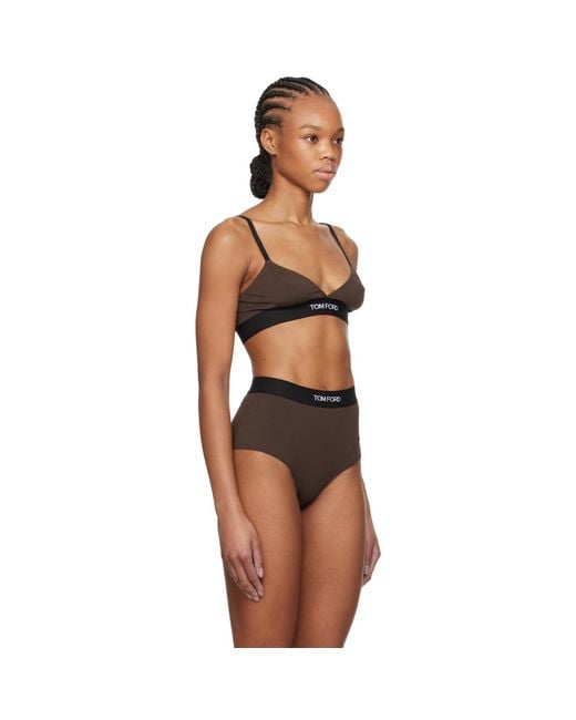 Tom Ford Black Modal Signature Bra