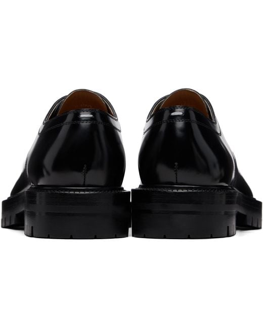 Maison Margiela Black Tabi Lace-Up Derbys for men