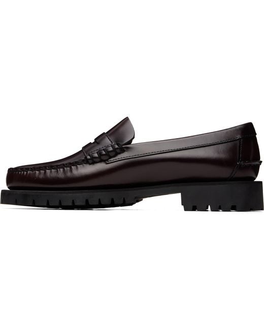 Sebago Black Dan Lug Loafers for men