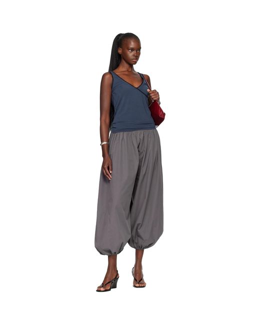 Fruity Booty Black Frill Wrap Tank Top