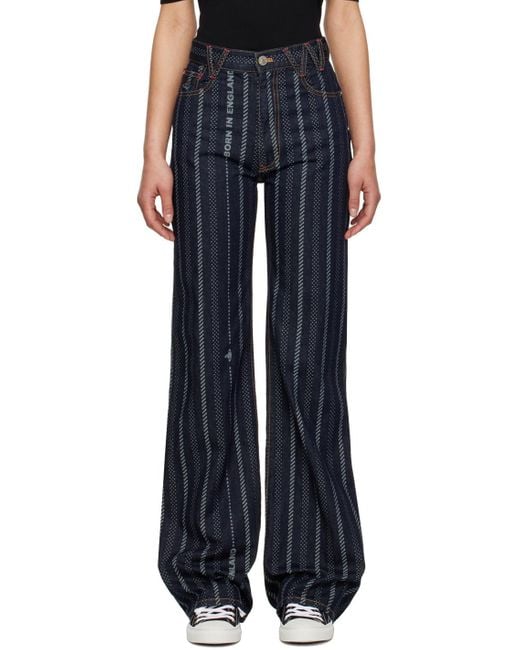 Vivienne Westwood Black Navy Ray Jeans