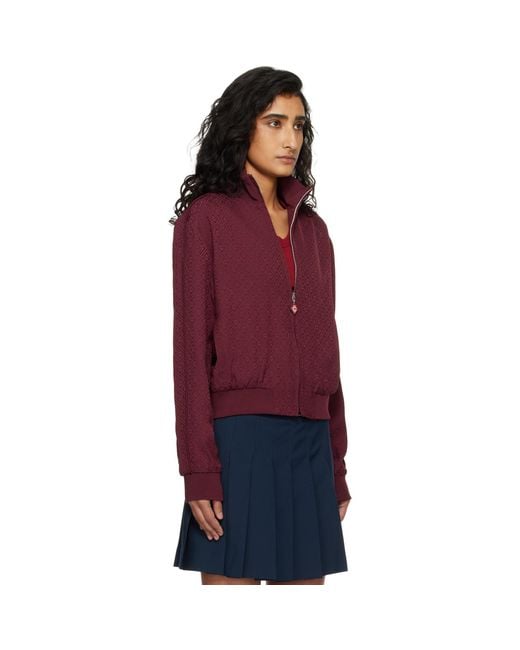 Casablanca Red Monogram Track Jacket